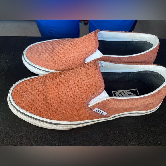 Orange Textured Vans - Picture 2 of 4